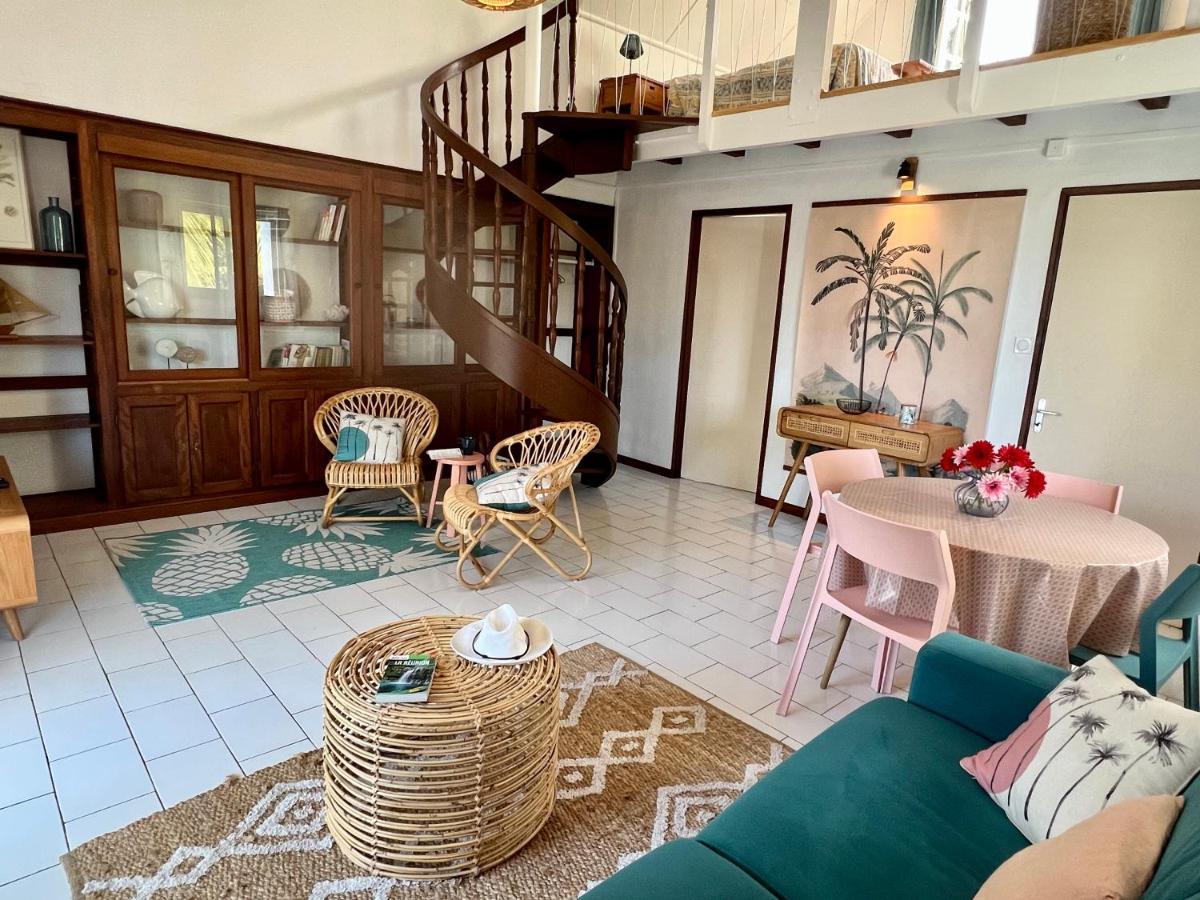 Jolie Creole- Villa Sur Le Lagon La Saline Le Bains Extérieur photo